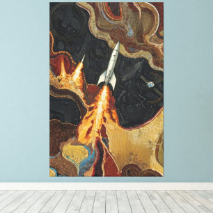 Impression sur toile de propulseurs
