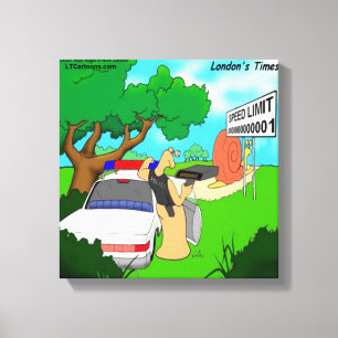 Impression sur toile de Rick London - Policier de 