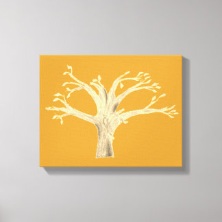 Impression sur toile de silhouette