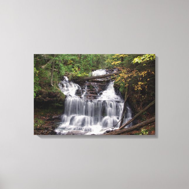 Impression sur toile de Wagner Falls (Recto)