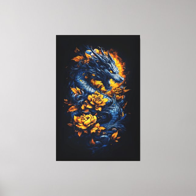 Impression sur toile Dragon Awesome (Recto)