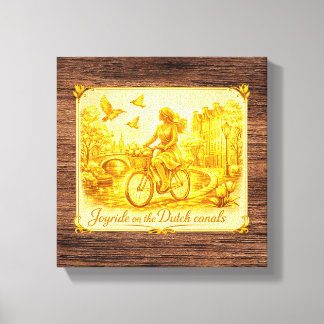 Impression sur toile du charme des ponts arqués d'