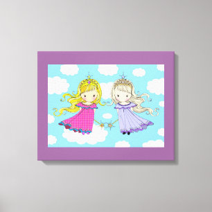 Impression sur toile emballée pour chambre d'enfan