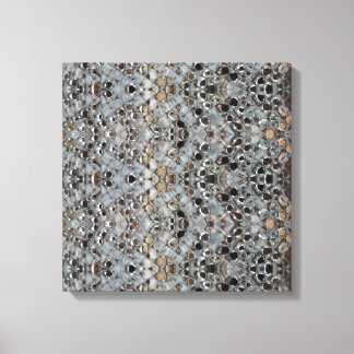 Impression sur toile étirée Ice Metal Fire II