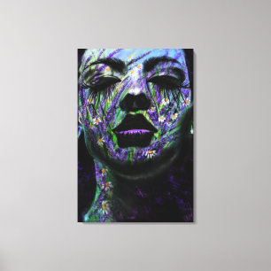 Impression sur toile Femme Parfum de Lavande