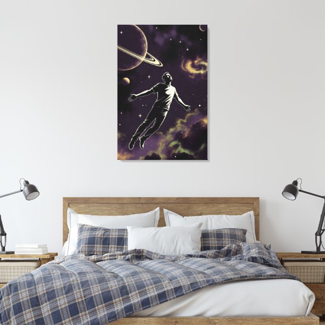 Impression sur toile Flying For Photons (Insitu(Chambre))