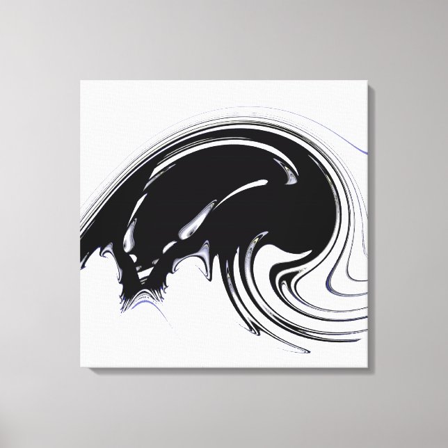 Impression sur toile fragmentée hors de contrôle (Recto)