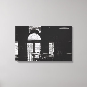 Impression sur toile Kodak Film BNW Bar Beer TV Wi