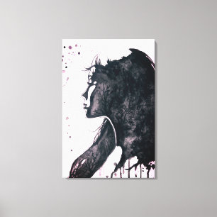 Impression sur toile Lady Emotion