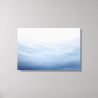 Impression sur toile Lave de poudre douce du voile