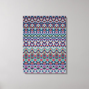 Impression sur toile Mosaïque de confettis joyeux 