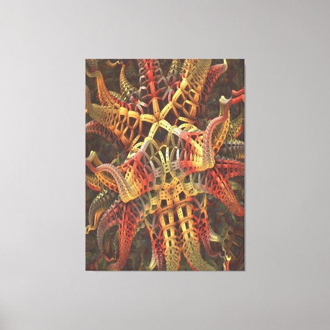 Impression sur toile Pieuvre Alien (Recto)