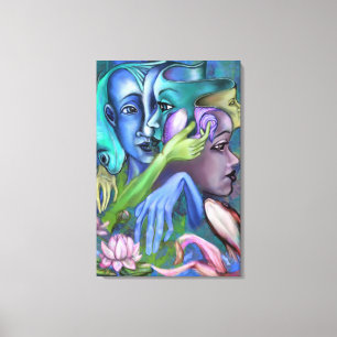 Impression sur toile Style Cubisme - Peinture