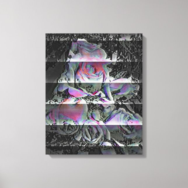 Impression sur toile Techno Bouquet (Recto)
