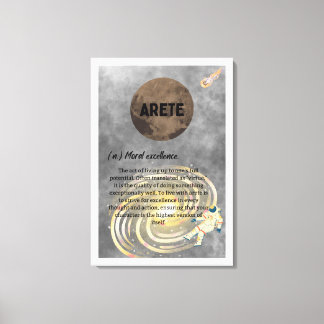 Impression sur toile tendue Arete