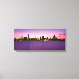 Impression sur toile tendue - Chicago Skyline