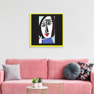Impression sur toile tendue d'art abstrait