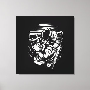 Impression sur toile tendue de l'état d'astronaute
