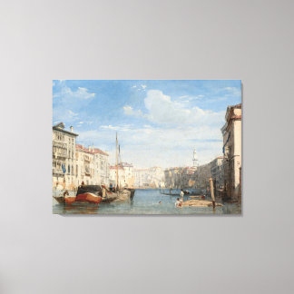 Impression sur toile tendue du grand canal