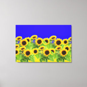 Impression sur toile Tournesols