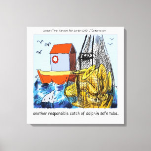 Impression sur toile Tuba sécuritaire pour dauphin