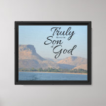 Impression sur toile Véritablement le Fils de Dieu