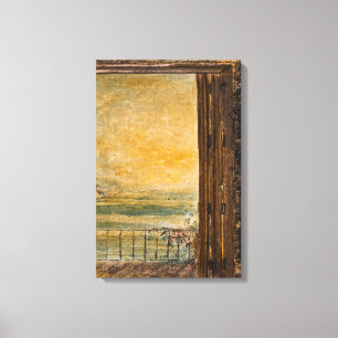Impression sur toile - Vue sur mer Peinture acryli