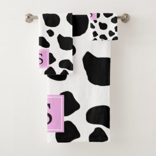 Impression Vache, Spots Vaches, Noir Et Blanc, Mon