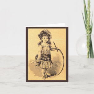 Impression victorienne pour petite fille