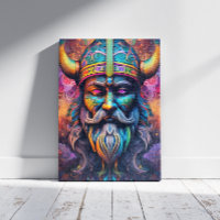 Impression Viking Warrior Canvas