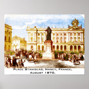Impression vintage de Nancy France