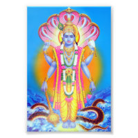 Impression Vishnu (4 po x 6 po)