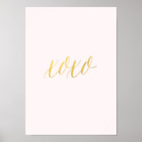 impression XO de feuille d'or