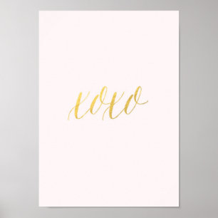 impression XO de feuille d'or