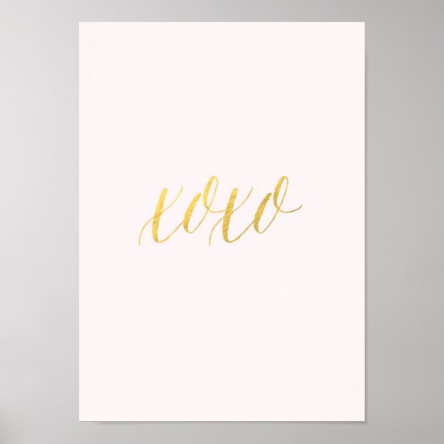 impression XO de feuille d'or (Devant)