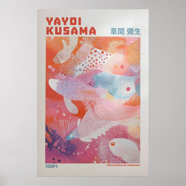 Impression Yayoi Kusama, Impression d'art moderne, (Devant)
