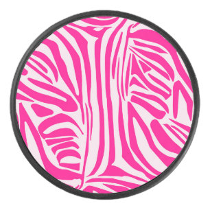 Impression zèbre rose