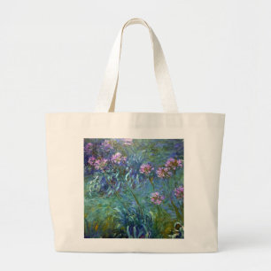 Impressionism Agapanthus Flowers Bag