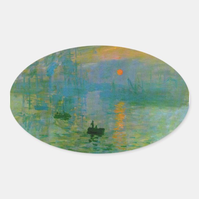 Impressionism Colours at Sunrise Sticker (Front)