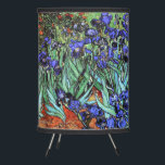 Impressionism Van Gogh Irises Iris Flowers Floral Tripod Lamp<br><div class="desc">Wonderful Impressionisms' fine art of Van Goghs' The Irises is on this Tripod Lamp. Image is public domain due to expired copyright.</div>