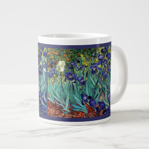 Impressionism Van Goghs Irises Large Jumbo Mug