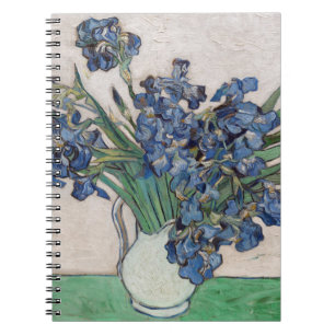 Impressionism Vincent Van Gogh Irises Famous Visua Notebook