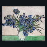 Impressionism Vincent Van Gogh Irises Famous Visua Poster<br><div class="desc">Impressionism Vincent Van Gogh Irises Famous Visual Arts Design features a great example of expressionism artwork. This Impressionism Vincent Van Gogh Irises Famous Visual Arts Design reflects the essence of the artist and the time period created in. Perfect for art enthusiast of all ages, our Impressionism Vincent Van Gogh Irises...</div>