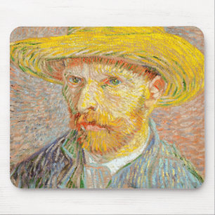 Impressionism Vincent Van Gogh Self Portrait with Mouse Pad