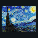 Impressionism Vincent Van Gogh Starry Starry Night Poster<br><div class="desc">Impressionism Vincent Van Gogh Starry Starry Night Meaning Famous Visual Arts Design features a great example of expressionism artwork. This Impressionism Vincent Van Gogh Starry Starry Night Meaning Famous Visual Arts Design reflects the essence of the artist and the time period created in. Perfect for art enthusiast of all ages,...</div>