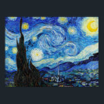 Impressionism Vincent Van Gogh Starry Starry Night Poster<br><div class="desc">Impressionism Vincent Van Gogh Starry Starry Night Meaning Famous Visual Arts Design features a great example of expressionism artwork. This Impressionism Vincent Van Gogh Starry Starry Night Meaning Famous Visual Arts Design reflects the essence of the artist and the time period created in. Perfect for art enthusiast of all ages,...</div>