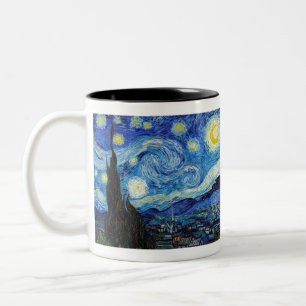 Impressionism Vincent Van Gogh Starry Starry Night Two-Tone Coffee Mug