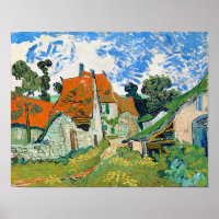 Impressionism Vincent Van Gogh Street in Auvers Pa