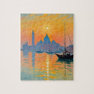 Impressionist Art: San Giorgio Maggiore at Sunrise Jigsaw Puzzle