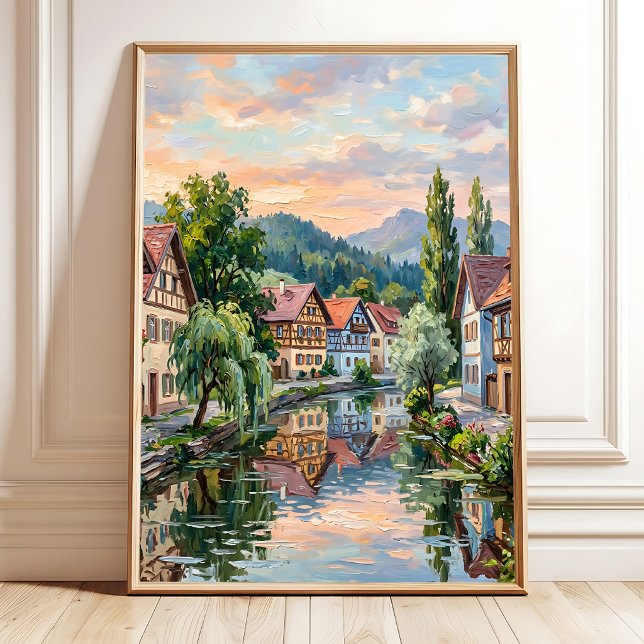 Impressionist Countryside Wall Art Canvas Print (Creator Uploaded)